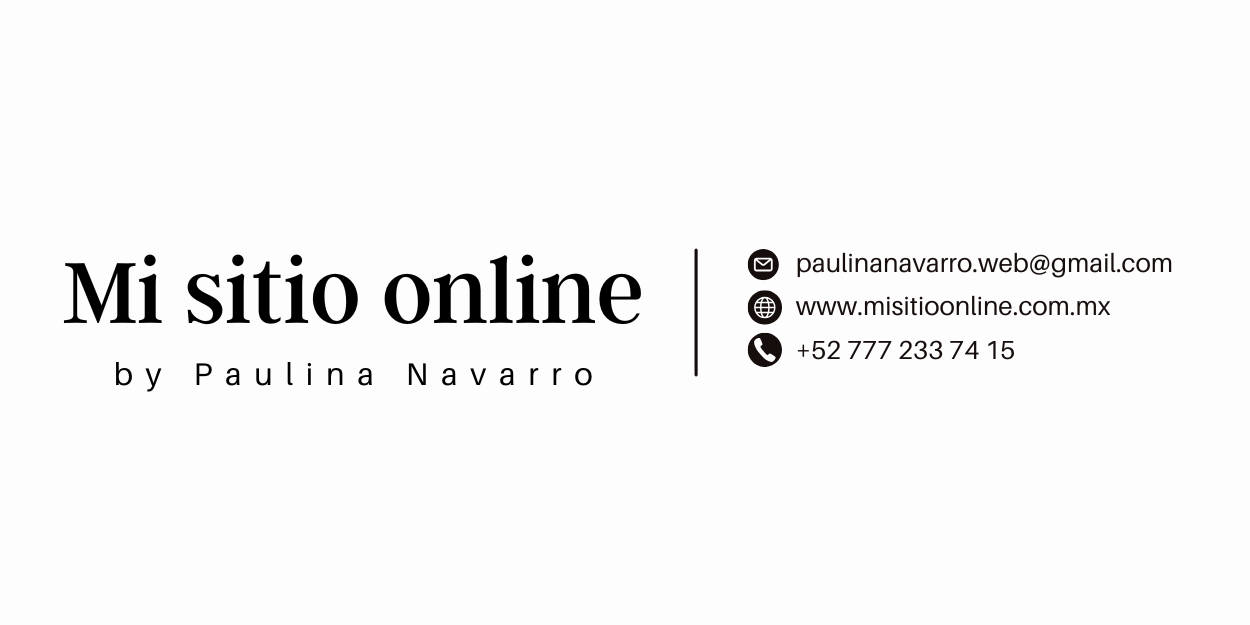 Black White Minimalist Personal Professional Email Signature